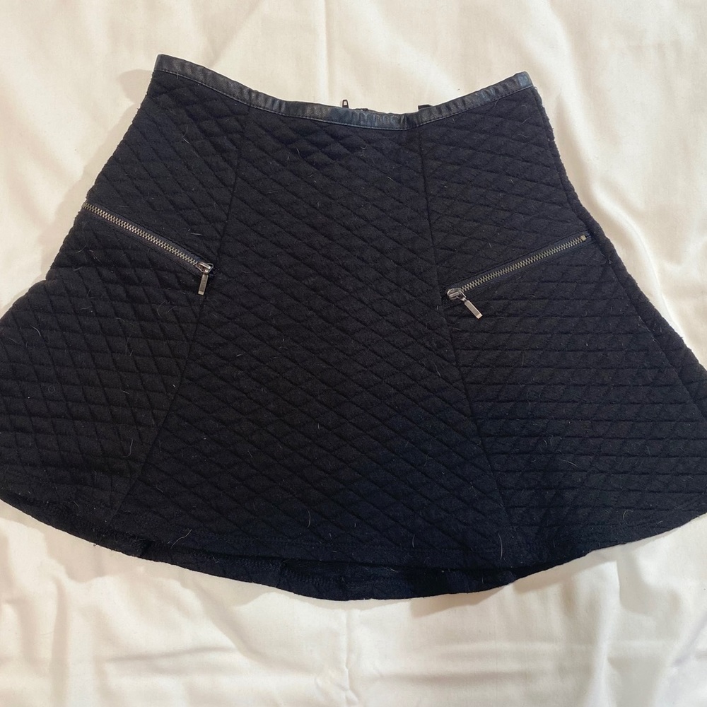 Quilted Skater Skirt